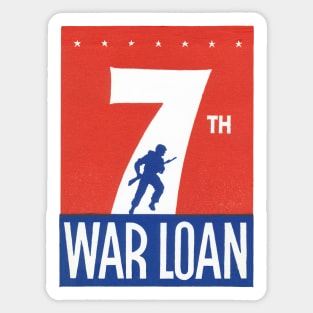 WWII 7th War Loan Sticker